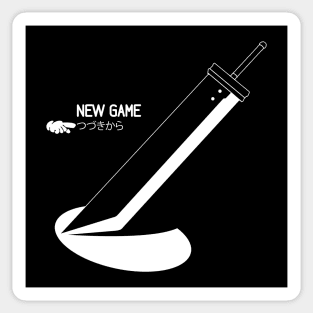 New Game or Continue Sticker